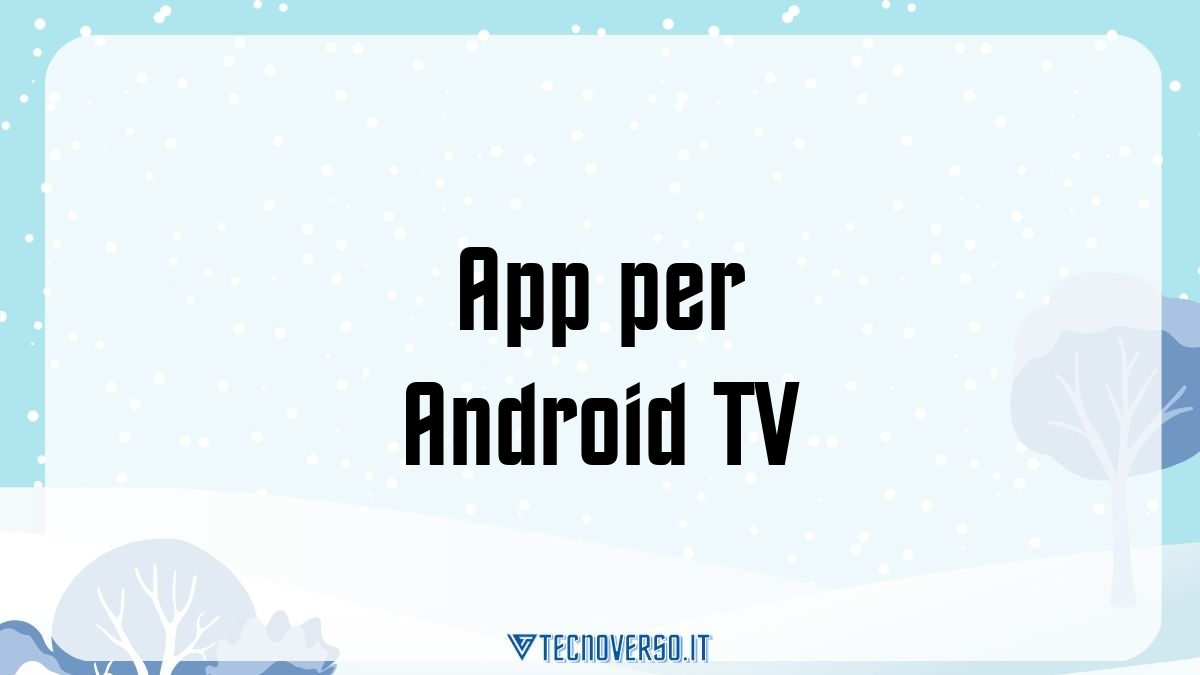 App per Android TV