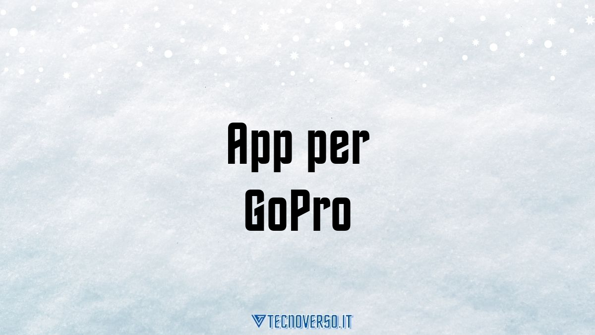 App per GoPro