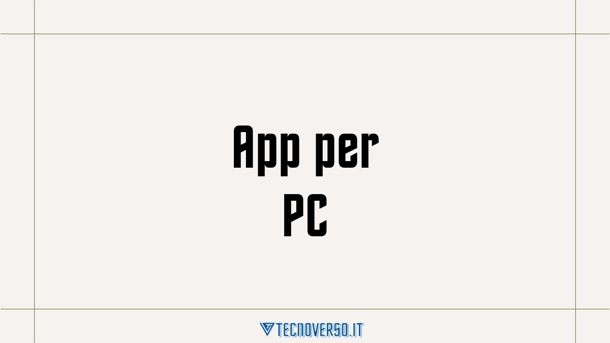 App per PC