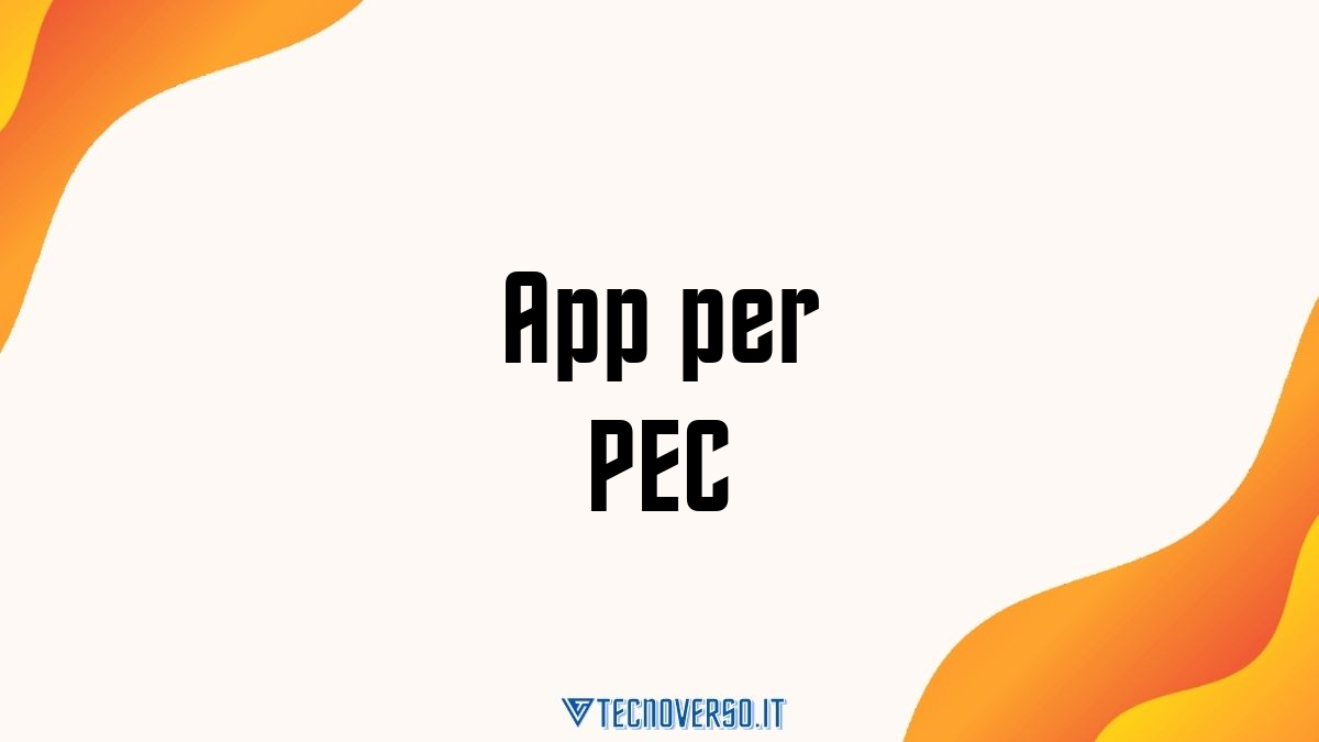 App per PEC