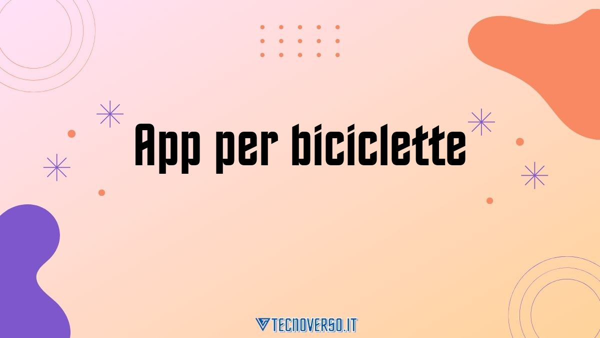 App per biciclette