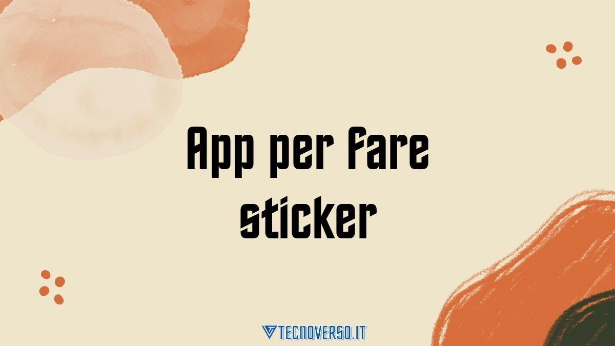 App per fare sticker