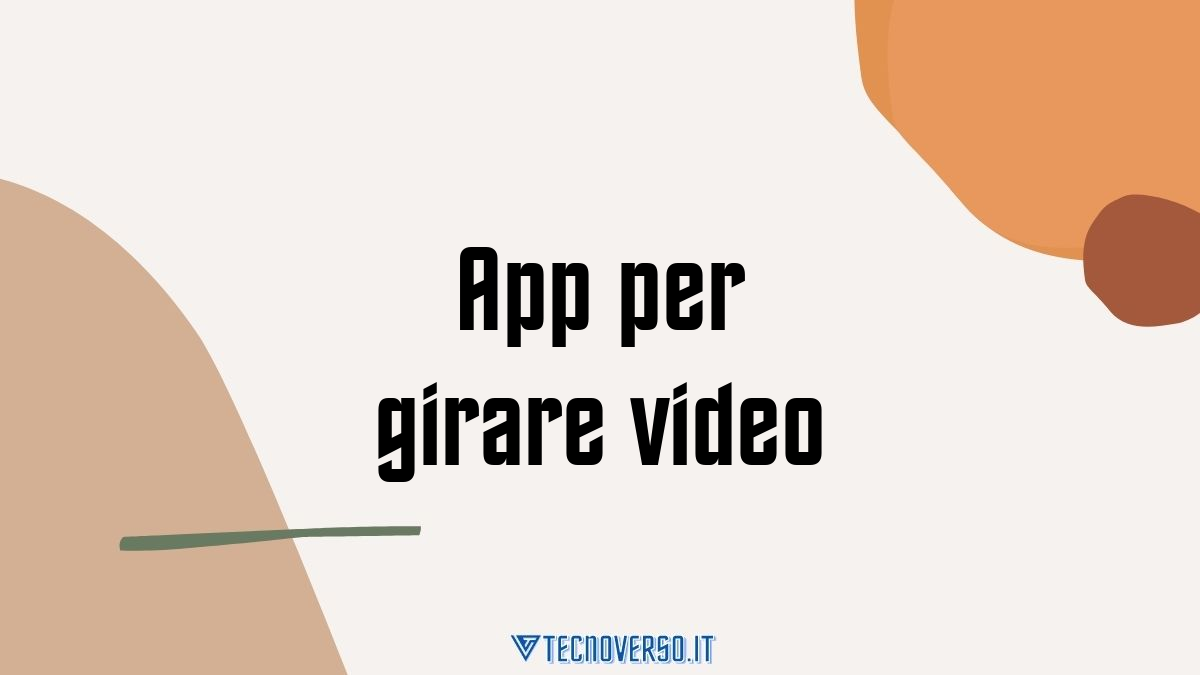 App per girare video