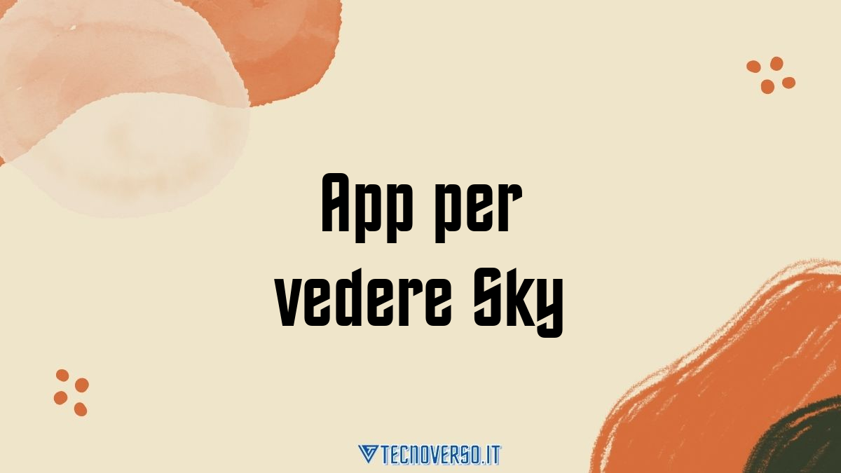 App per vedere Sky