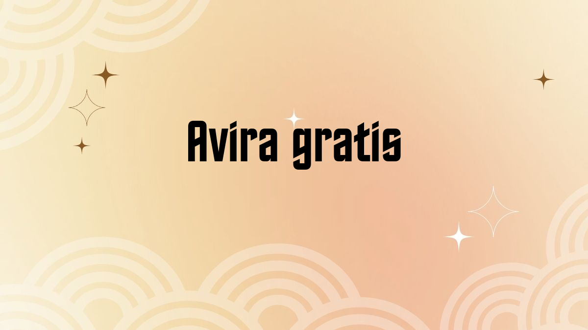 Avira gratis