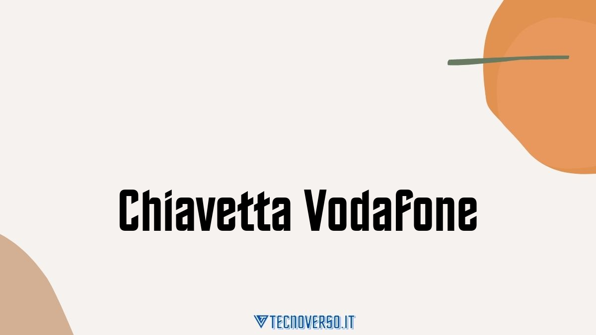 Chiavetta Vodafone