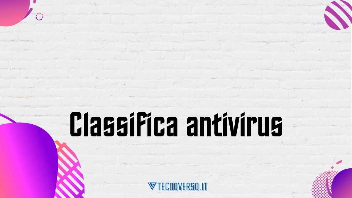 Classifica antivirus