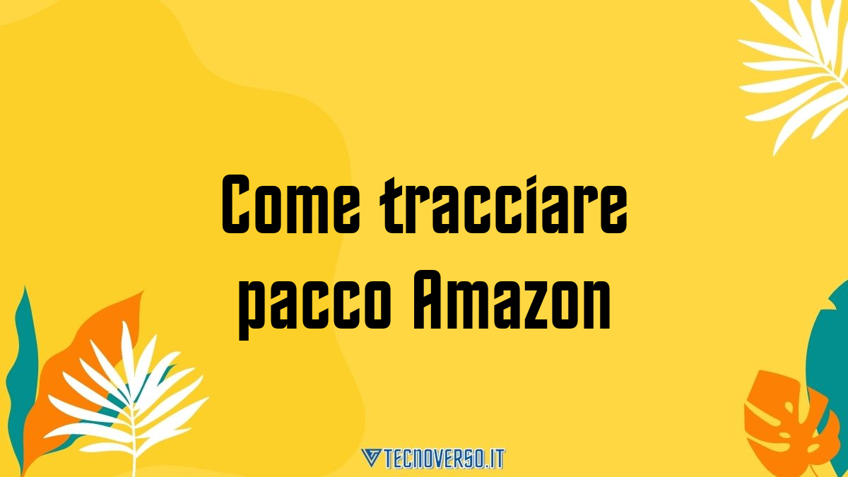 Come tracciare pacco Amazon