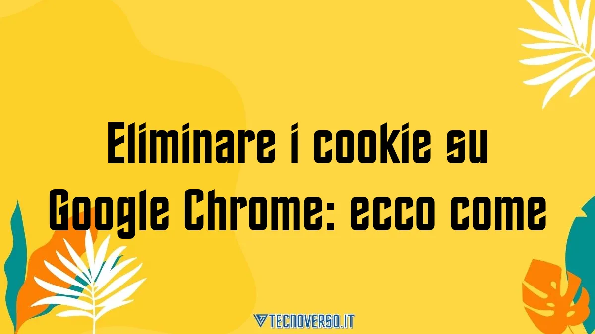 Eliminare i cookie su Google Chrome ecco come