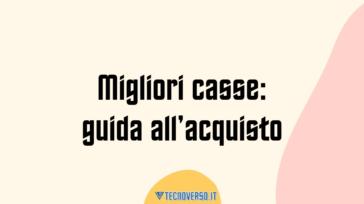 Migliori casse guida allacquisto