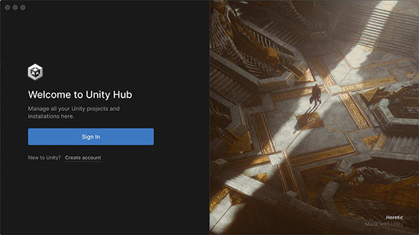 Unity Hub